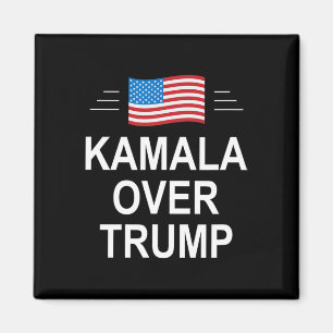 Kamala Over Trump Pro-trump 2024 Konservativer Par Magnet