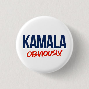 KAMALA OVIOUSLY BUTTON