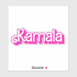 Kamala Pink Aufkleber