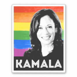KAMALA PRIDE FLAG AUFKLEBER