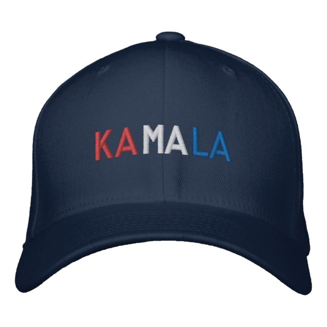 "Kamala" Red White and Blue "47" Hat Bestickte Baseballkappe (Vorderseite)