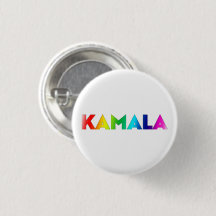 Kamala Regenbogen-Gefälle Moderne Typografie Stolz