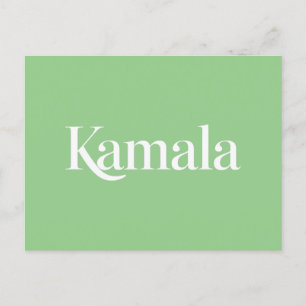 Kamala Schwester Kamala Harris für Präsident 2024  Postkarte