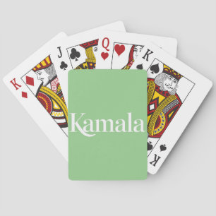 Kamala Schwester Kamala Harris für Präsident 2024  Spielkarten