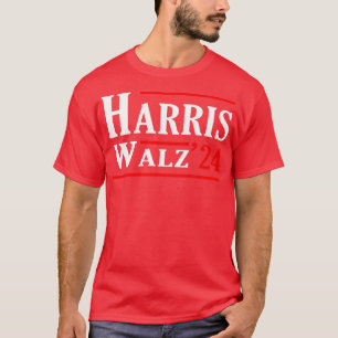 Kamala Tim Walz 2024 Demokrat T-Shirt