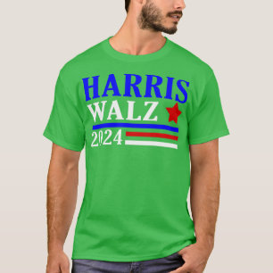 Kamala Tim Walz Waltz 2024 Wahl Demokrat USA 2 T-Shirt