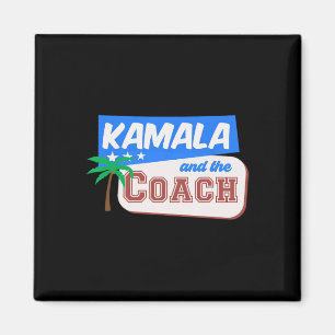 Kamala und der Coach Harris Wheimer-Kampagne 2024 Magnet