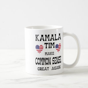 Kamala und Tim - Gesunder Menschenverstand wieder  Kaffeetasse