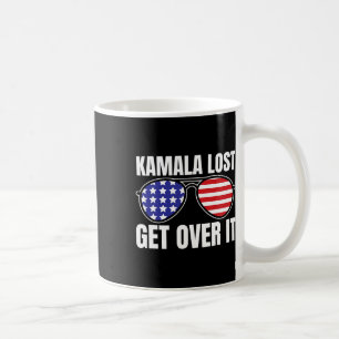 Kamala verloren, akzeptiere es, lustig Trump Sieg  Kaffeetasse