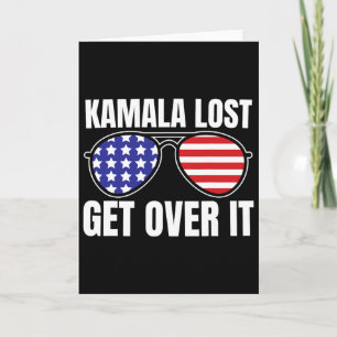Kamala verloren, komm darüber hinweg, lustiger Tru Karte