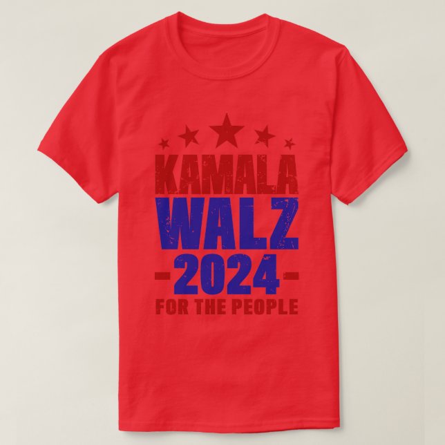 Kamala Walz 2024 T-Shirt (Design vorne)