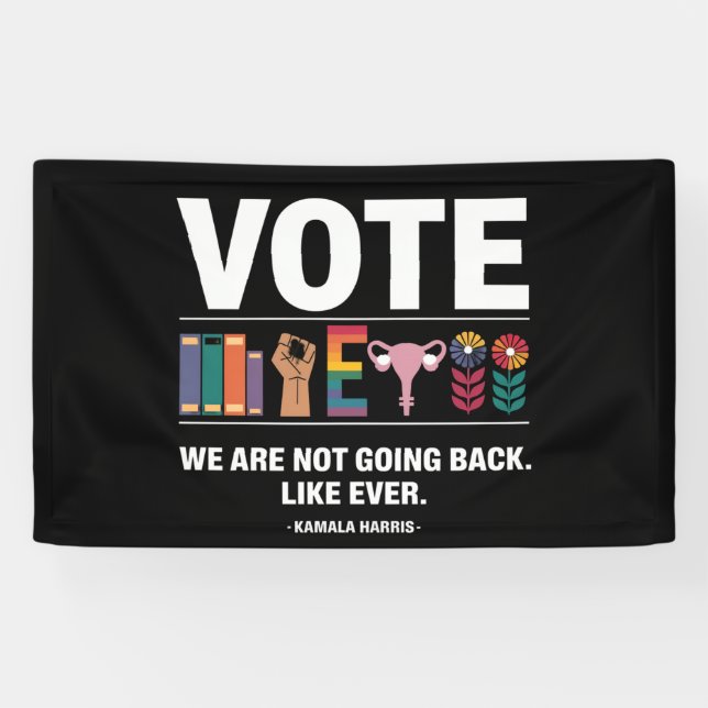 Kamala wir kommen nicht wie jeder Feminist zurück Banner (Horizontal)