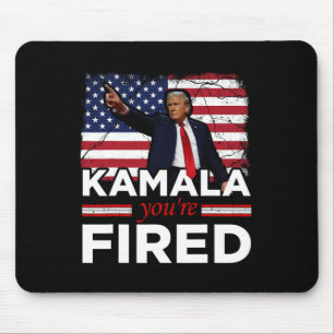 Kamala You're Fired Lustig Mousepad