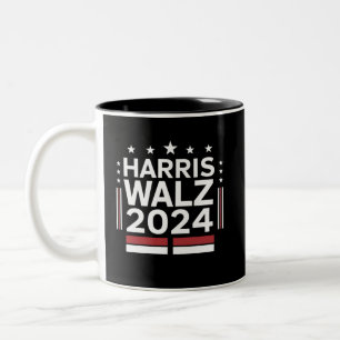 KamalaHarris TimWaltz 2024 Zweifarbige Tasse
