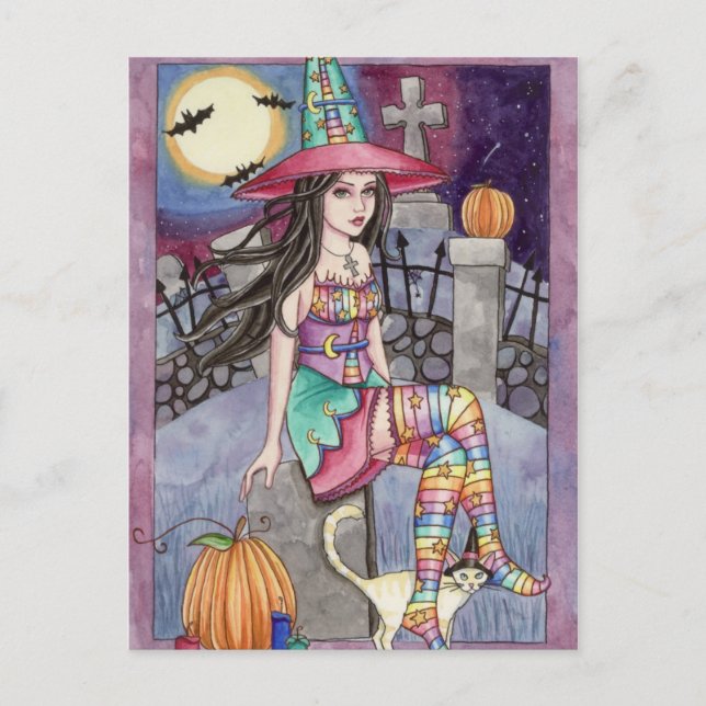 Kamaria - Rainbow Mermaid Postcard Postkarte (Vorderseite)