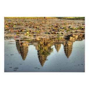 Kambodscha, Angkor Wat. Gedenken an den Tempel Fotodruck