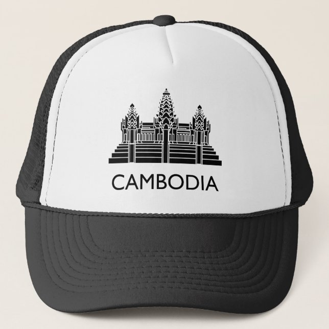Kambodscha Angkor Wat Truckerkappe (Vorderseite)