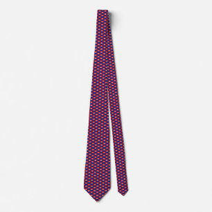 Kambodscha Flag Honeycomb Krawatte