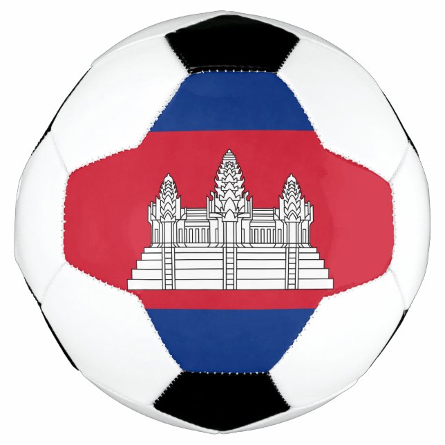 Kambodscha-Flagge Fußball (Vorderseite)