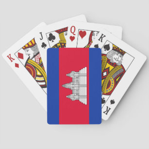 Kambodscha-Flagge: Klassische Spielkarten