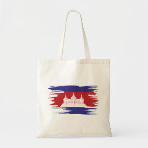 Kambodscha-Flagge - Kunst Tragetasche