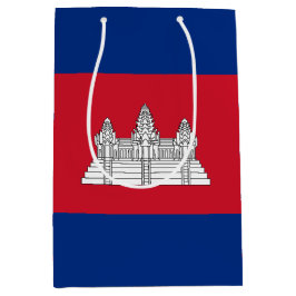 Kambodscha-Flagge Mittlere Geschenktüte