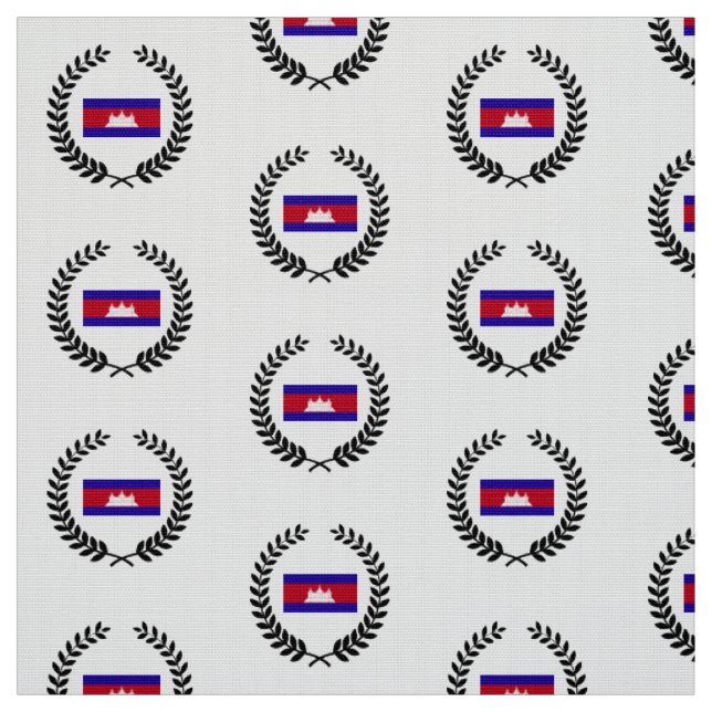 Kambodscha-Flagge Stoff (Muster)