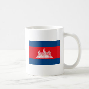 Kambodscha-Flaggen-Tasse Kaffeetasse