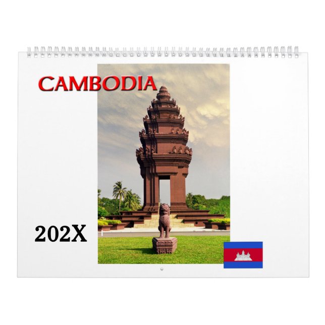 Kambodscha Fotos farbenfroh Kalender (Titelbild)
