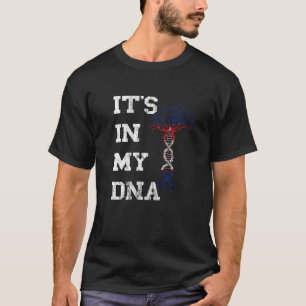 Kambodscha ist in meiner DNA-Baumfahne Kambodscha- T-Shirt