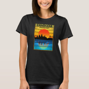 Kambodscha Kambodscha Khmer Proud Liebe Vintag Tem T-Shirt