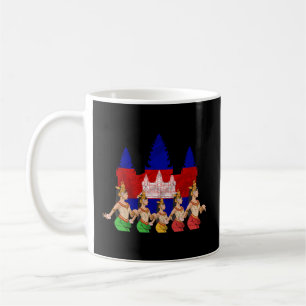 Kambodscha Kambodscha Khmer Traditioneller Tanz Ap Kaffeetasse