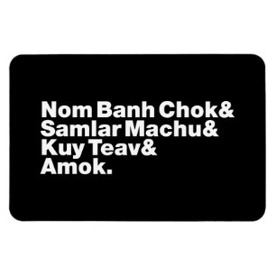 Kambodscha/Khmer Street Food Magnet