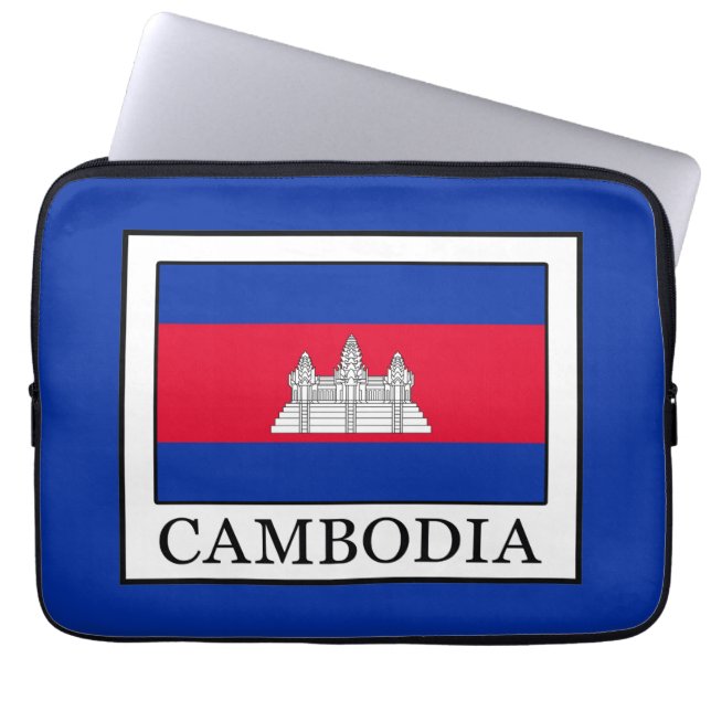 Kambodscha Laptopschutzhülle (Vorderseite)