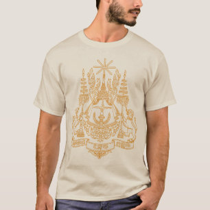 Kambodscha-Wappen T - Shirt
