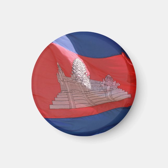 Kambodschaefahne windet magnet (Vorne)