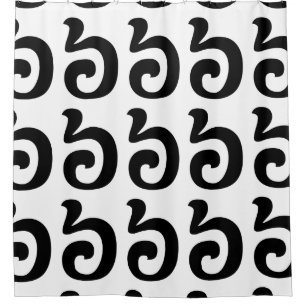 Kambodschanisch Nummer 6 / Sechs / ៦ (Pram Mulah) Duschvorhang