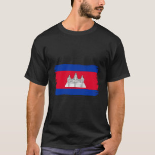 Kambodschanische Flagge Kambodscha T-Shirt