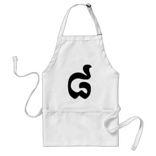 Kambodschanische Nummer 8 / Acht / ៨ (Pram Bei) Kh Schürze
