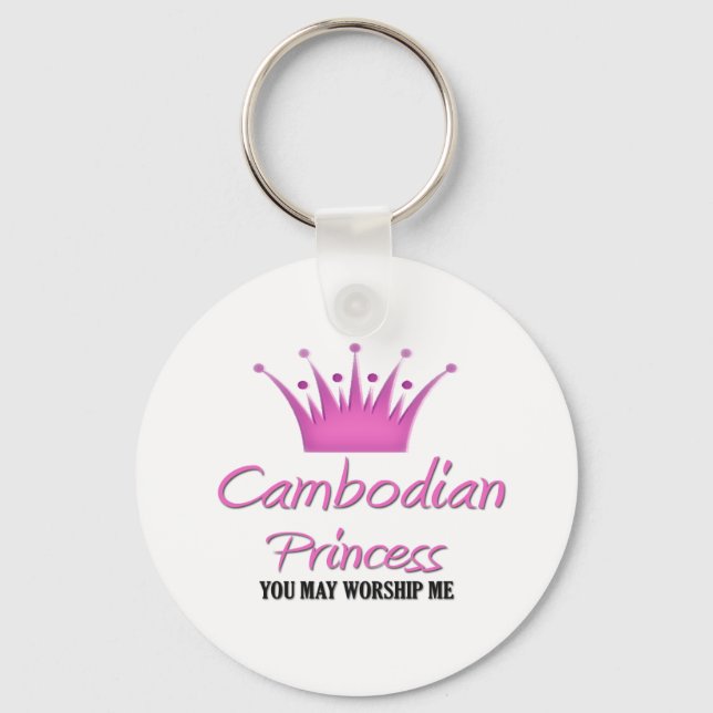 Kambodschanische Prinzessin Schlüsselanhänger (Vorderseite)