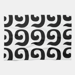 Kambodschanische Zahl 1 / Eins / ១ (Muəj) Khmer Sp Geschirrtuch