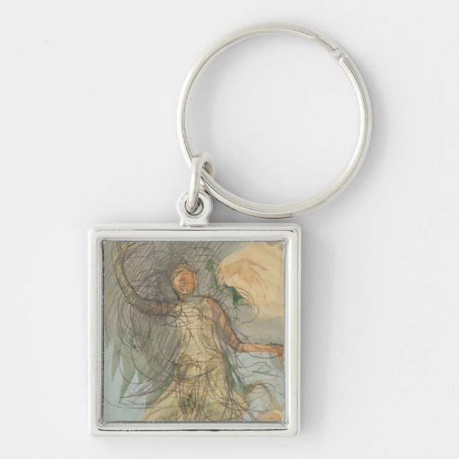 Kambodschanischer Tänzer Schlüsselanhänger (Vorne)