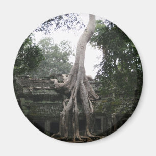 Kambodschanischer Tempel im Dschungel Magnet