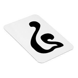 Kambodschanisches Skript Nummer 4 / Vier / ៤ (Buen Magnet