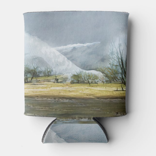 Kamchatka Geysers Oil Landscape Dosenkühler (Vorderseite)