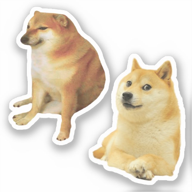 Käme + Doge Memes Stickers Pack Aufkleber (Vorderseite)