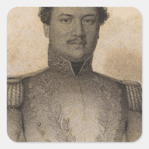 Kamehameha, Hawaii Quadratischer Aufkleber