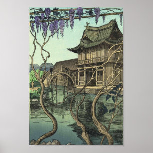 Kameido Schienbein hanga Japanerlandschaft Poster