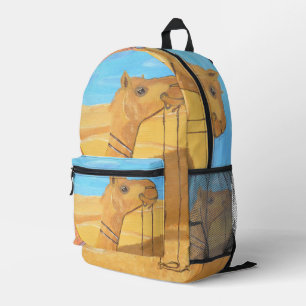 Kamel bedruckter rucksack