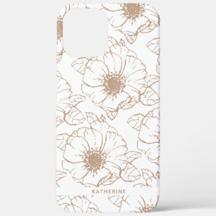 Kamel  Boho Floral Muster Personalisiert Case-Mate iPhone Hülle